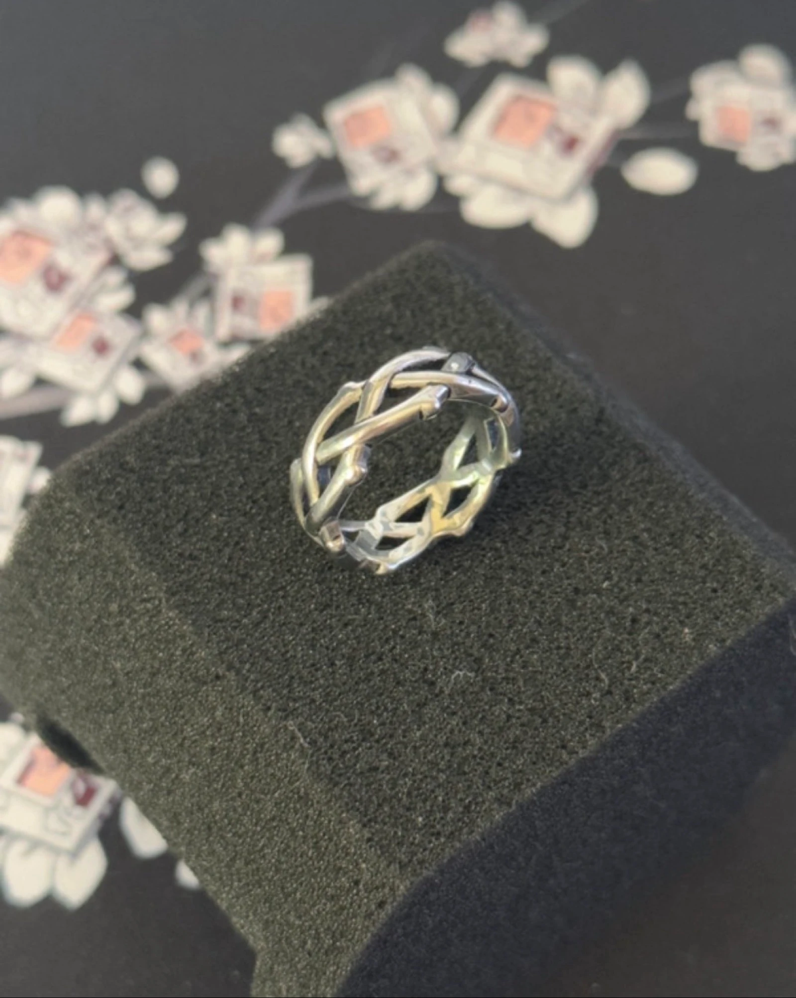 Zilveren y2k ring – photo 2